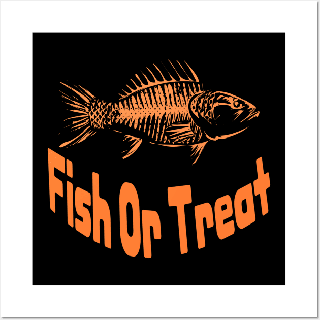 Fish Or Treat! Wall Art by MiracleROLart